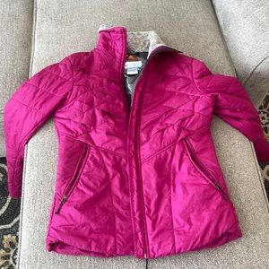 Pink Omni heat Columbia jacket women’s size small